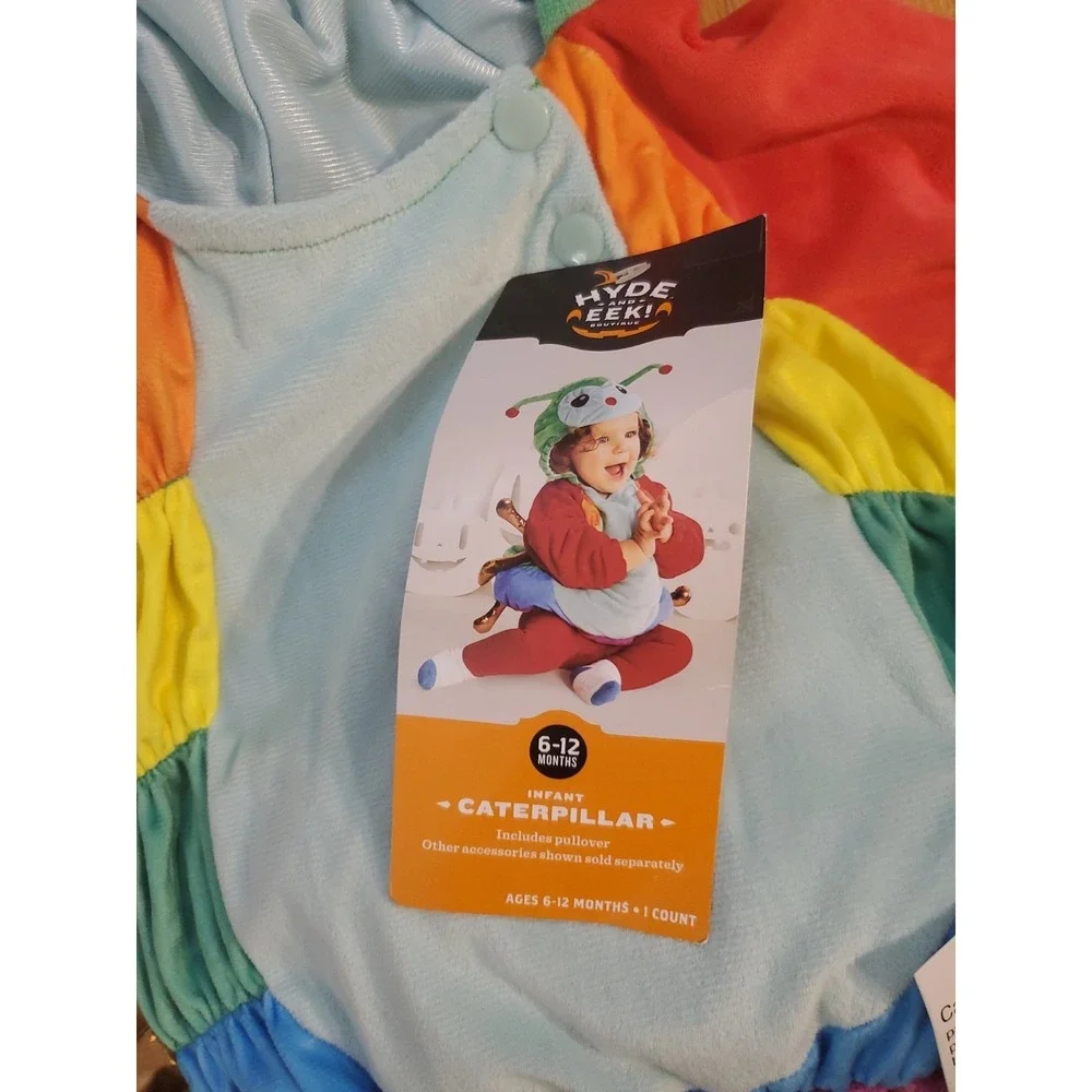Hyde & Eek Infant Caterpillar Costume 6-12 Months‎ Halloween Baby New